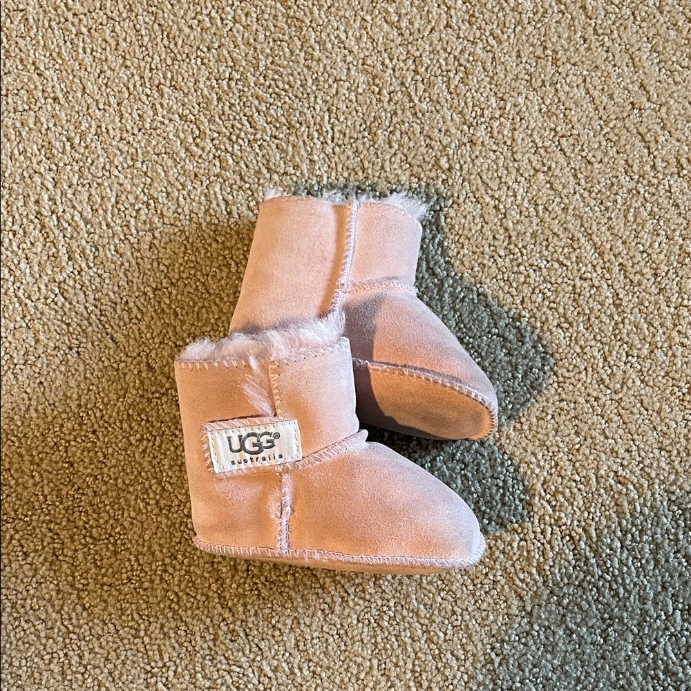 UGG Soft Pink Infant Booties